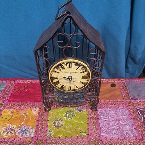Pierat & Garein Vintage Bird Cage with battery operated clock